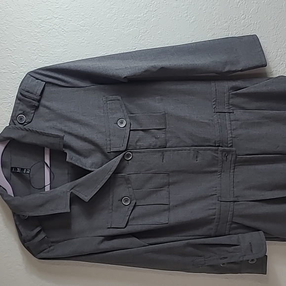 Zara Wide Leg Gray Women's Jumpsuit Size M - Picture 4 of 13